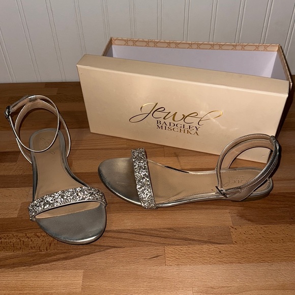 Badgley Mischka Jewel Sandals - Picture 1 of 6